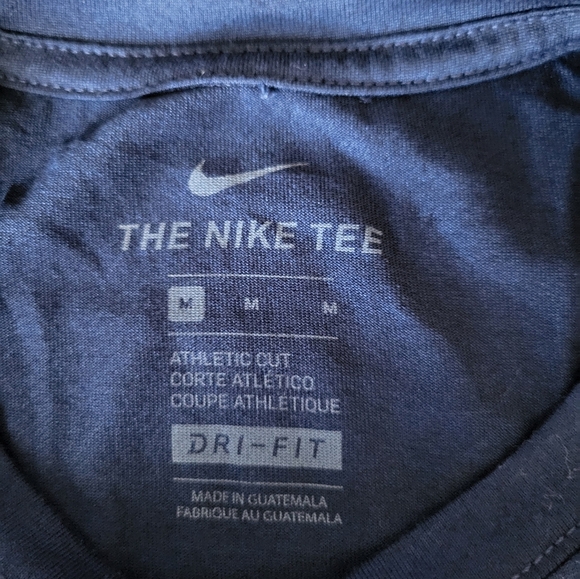 Nike New England Patriots Navy T-Shirt, Size Medium - Picture 4 of 6